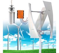 Générateur vertical hybride 8000 W 12 V 24 V 48 V pour la maison Maglev sans énergie permanente avec contrôleur MPPT, 48 V