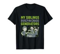 Générateurs de chaos intégrés, design humour frère et sœur T-Shirt