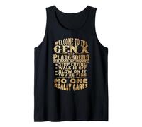 Génération drôle X Bienvenue dans Gen Xer Playground 60s 70S Débardeur