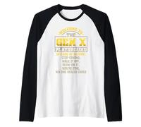 Génération drôle X Bienvenue dans Gen Xer Playground 60s 70S Manche Raglan