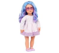 Generation Fashion Dolls Veronika Lunettes en forme de cœur Bleu/violet 45,7 cm