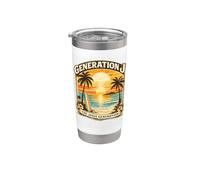 Génération J Inspiration Communauté Design Jeunesse Foi Future Gobelet isotherme en acier inoxydable double paroi