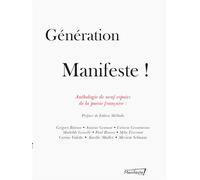 Génération Manifeste! - Fabien Mellado - Manifeste - broché - Poésie