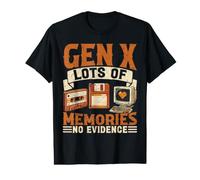 Génération X : Beaucoup de Souvenirs, Aucune Preuve, Enfant des années 70 et 80 T-Shirt Graphique avec Valeur