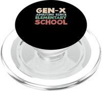 Génération X Funny Gen X Adulte Depuis l'école Primaire PopSockets PopGrip pour MagSafe