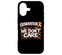 Génération X, on s'en fout Coque pour iPhone 17