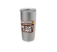 Génération X, on s'en fout Gobelet isotherme en acier inoxydable double paroi