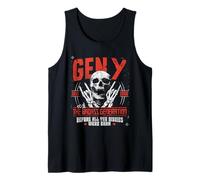 Génération Y Real Badass 1981 Á 1996 Squelette Rock Débardeur