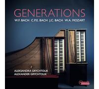 Generations/Oeuvres pour 2 Clavecins de Mozart et Fils Bach