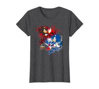 Générations Sonic x Shadow T-Shirt, Femme, Chiné Foncé, XL