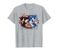 Générations Sonic x Shadow T-Shirt, Homme, Gris Chiné, 6XL