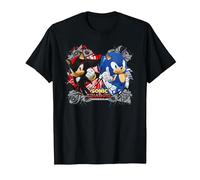 Générations Sonic x Shadow T-Shirt, Homme, Noir, 3XL