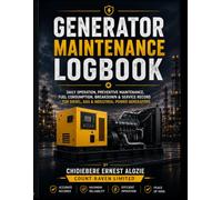 Generator Maintenance Logbook: Daily Generator Operation, Preventive Maintenance, Fuel Consumption & Fault Record Book for Diesel and Standby Generators