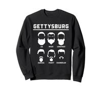 Généraux de Gettysburg Leaders de la Guerre Civile Portraits historiques Art Sweatshirt