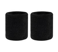 Generchin 1 Paire de Bracelets de Sport pour Poignet, Bandeau de Transpiration, Bracelet Élastique pour et Femmes, Tennis, Facile à Installer, Facile à Utiliser, Noir