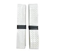 Generchin 1 Paire de Poignées de Raquette de Tennis pour Raquette de Pickleball, Adhésif Antidérapant Absorbant pour Poignées-Blanc