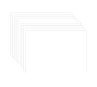 Generchin 12 Pièces de Papiers Rétractables, Feuilles de Plastique Rétractables Poncées, Films Rétractables, Papiers pour Enfants, Bricolage Créatif, Arts Scolaires A