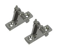 Generchin 2 Pièces de Charnière de Pont à Latéral en Acier Inoxydable 316 de 60 Mm