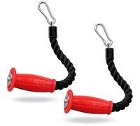 Generchin 2 Pièces de Corde Triceps Ergonomique à Une Seule Prise, Attache de Câble Antidérapante, Accessoires de Gym pour Triceps, Accessoires de Gym pour Domicile et Commercial.