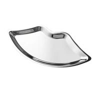 Generchin 2 Pièces Plateau à en Forme de Lèvre en Acier Inoxydable Plateau en Métal pour Cosmétiques pour Plateau de Rangement pour Féminin Décoratif, Installation Faci