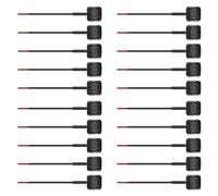 Generchin 20 Interrupteurs à Bascule, Interrupteur à Bouton-Poussoir Momentané, Boutons Marche/Arrêt à en pour Contrôle Industriel 12 V/24 V