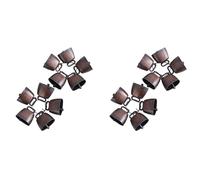 Generchin 20 Pièces Cloches en Cuivre pour Vache, Cheval, Mouton, Pâturage, Bétail, Animaux de Ferme, Cloche en Bronze Bruyante, Petites Cloches en Laiton