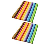 Generchin 2X 1350 Feuilles de Bandes de Papier Étoiles, 27 Assortiments de Papiers Étoiles de Couleur Lucky Wish, Papier Étoiles Double Face pour Enfants et Adultes