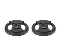 Generchin 2X Base de Conversion D'Adaptateur de Dôme de Disque Vinyle de 7 Pouces à 45 Vitesses pour Gramophone de Platine Vinyle, Adaptateur de Disque Rond