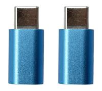 Generchin 2X Bloqueur de Données USB C, Bloqueur de Données USB C vers C, Bloque Le Transfert de Données, Protège Contre Le Vol de Jus pour Une Charge Sécurisée, Bleu