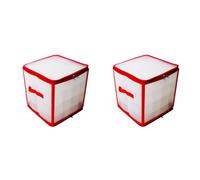 Generchin 2X BoîTe de Rangement de Boules de NoëL, Organisateur de Décorations d'arbre de NoëL, Séparateur de Rangement de Boules, BoîTe de Rangement de