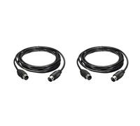 Generchin 2X Câble D'Extension MIDI 5 Broches Mâle Vers Mâle Câble D'Extension MIDI de Haute Qualité pour Instrument de Guitare Piano Électrique 1,5 M