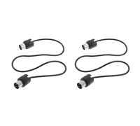 Generchin 2X Câble MIDI DIN 5 Broches Mâle à Mâle Prise MIDI 5 Broches DIN vers Câble D'Extension Audio DIN 5 Broches Mâle Câble Din-5 Broches M/M