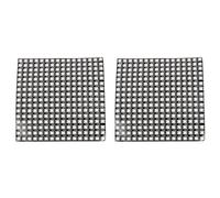 Generchin 2X Panneau de Matrice LED RVB WS2812 Adressable Individuellement Flexible pour Affichage Vidéo, DC5V (16x16)