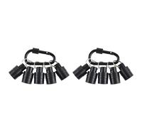 Generchin 2X Porte-Foret à Tige SDS Plus, Porte-Clés, Adaptateur de Tige SDS, Barre D'Extension, Adaptateur de Douille, Supports Portables à Changement Facile.