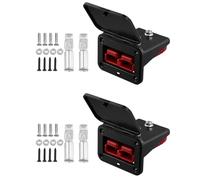 Generchin 2X Support de Fiche pour Fiches 175A Base de Panneau avec Cache Anti-Poussière Support de Fixation de Connecteur Portable à Courant Élevé