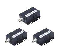 Generchin 3 PièCes D'Extension IP Ethernet sur Kit RéSeau Coaxial HD Extension de Transmission par Câble Coaxial EoC pour CaméRas de VidéOsurveillance de SéCurité (B)