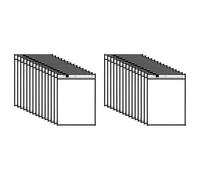 Generchin 30 Paquets de Pochettes Effaçables à Sec, Pochettes en Plastique Réutilisables, Porte-Tickets de Travail Transparents pour Enseignants, Salles de Classe, Écoles, Bureaux