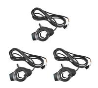 Generchin 3X Accélérateur de Pouce pour Vélo Électrique avec Écran LCD, Poignées de Guidon de Contrôle de Vitesse, Accessoires de Vélo Électrique