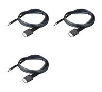 Generchin 3X Câble D'Extension de Données PCIE4.0 Mini SAS 24 Gbit/S Oculink SFF-8611 vers SFF-8611 Ligne de Transfert de Données du Serveur (1 M)