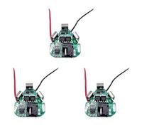 Generchin 3X Carte de Protection de Batterie au Lithium pour Perceuse à Main 3S 12V, Carte de Protection pour Outil Électrique Enfichable 1MOS