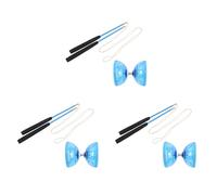 Generchin 3X Diabolo à Trois Roulements à Double Tête, Jouet de Fitness, D'Extérieur, Diabolo, Yo-Yo, de Diabolo, pour Enfants Âgés