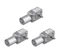Generchin 3X Moteur à Courant Continu JGY370 12 V 30 Tr/Min à Vitesse Réduite avec Engrenage à Vis Sans Fin Turbo à Couple Élevé