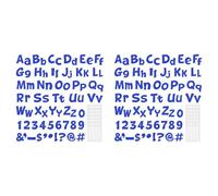 Generchin 432 Lettres de Tableau D'Affichage à Paillettes pour Numéros de Classe, Lettres de L'Alphabet pour Tableau D'Affichage