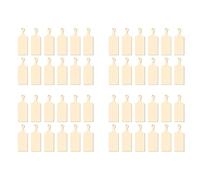 Generchin 48 Mini Planches à Découper en Bois avec Poignée, Mini Planches à Charcuterie Artisanales Inachevées, Petite Planche à Découper Vierge