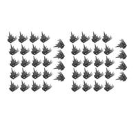 Generchin 48X Pointes de Mur de Clôture Pointes de Clôture de Sécurité Pointes de Mur de Clôture Anti-Intrusion Dispositif de Dissuasion de Clôture Anti-Escalade