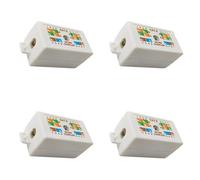 Generchin 4X Boîte de Jonction RJ45 Cat6 pour Accessoires de Connexion de Câbles Réseau Ethernet