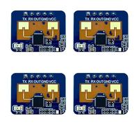 Generchin 4X Capteur de Présence Humaine Radar LD2410C 24G Module de Détection de Mouvement à Ondes Millimétriques FMCW Radar DC5V