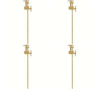 Generchin 4X Pince à Bois pour le Travail Du Bois, Pince Parallèle en Laiton, Fixation, Fixation Auxiliaire, Panneau de Positionnement, 36 cm.