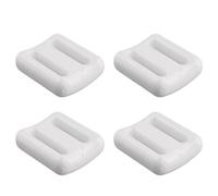 Generchin 4X Poids de Plongée pour Ceinture de Poids de Plongée sous-Marine Poids de Plongée en Plomb Enduits Poids de Plongée Enduits, Poids de Ceinture de Plongée 1000 G Blanc