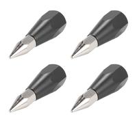 Generchin 4X Pointe de Pointe de de Tige de Portée D'Enquête avec Filetage Interne 5/8, Accessoires D'Arpentage de Centrage GPS RTK, Pointe de Tube en